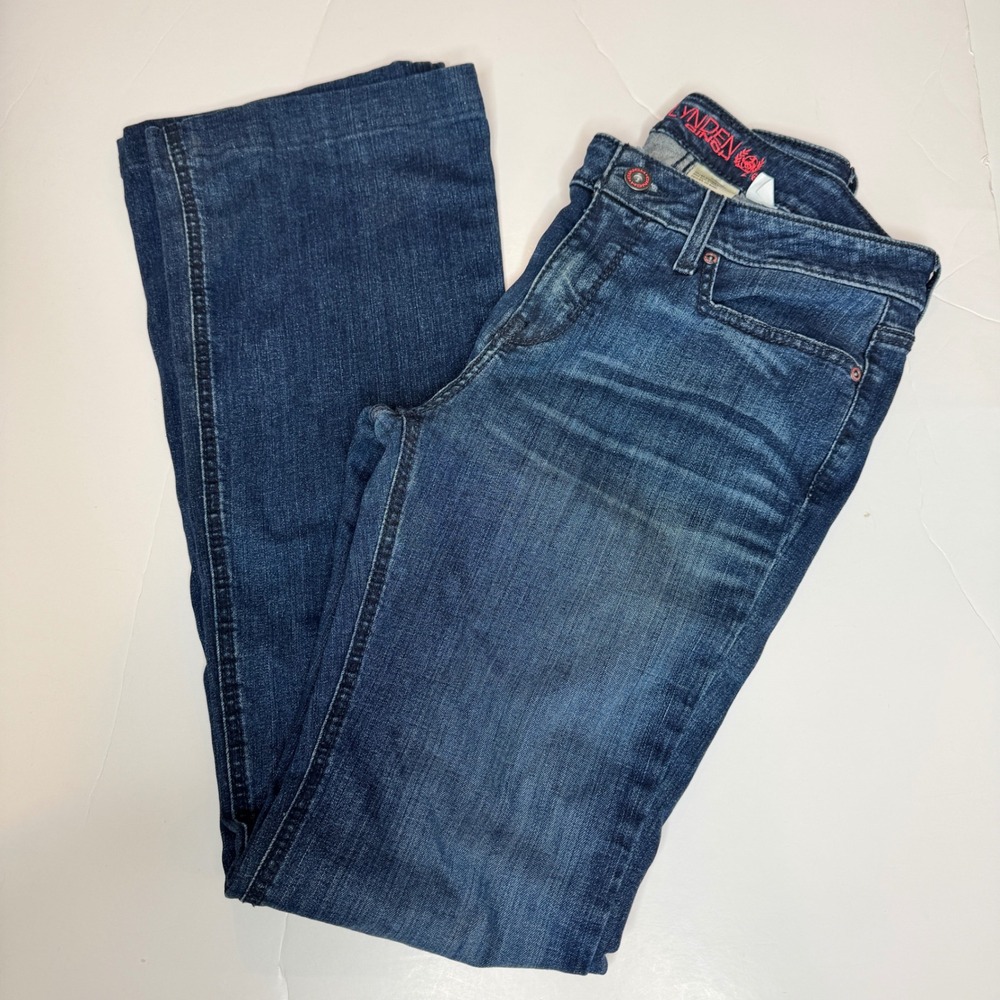 Cinch Women’s Boot Cut Jeans in Dark Blue Denim